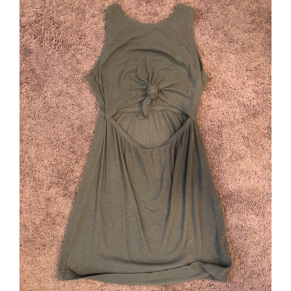 Aerie tie front dress